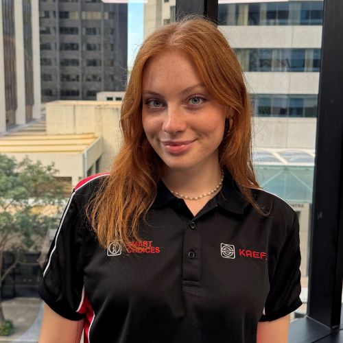 Portrait pic of Birte in the Australian KAEFER office